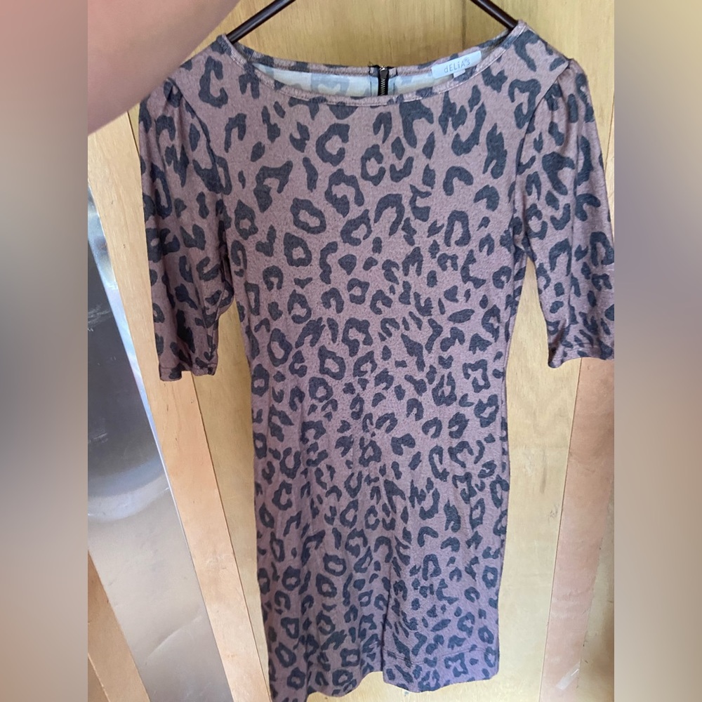 Cheetah print dress
